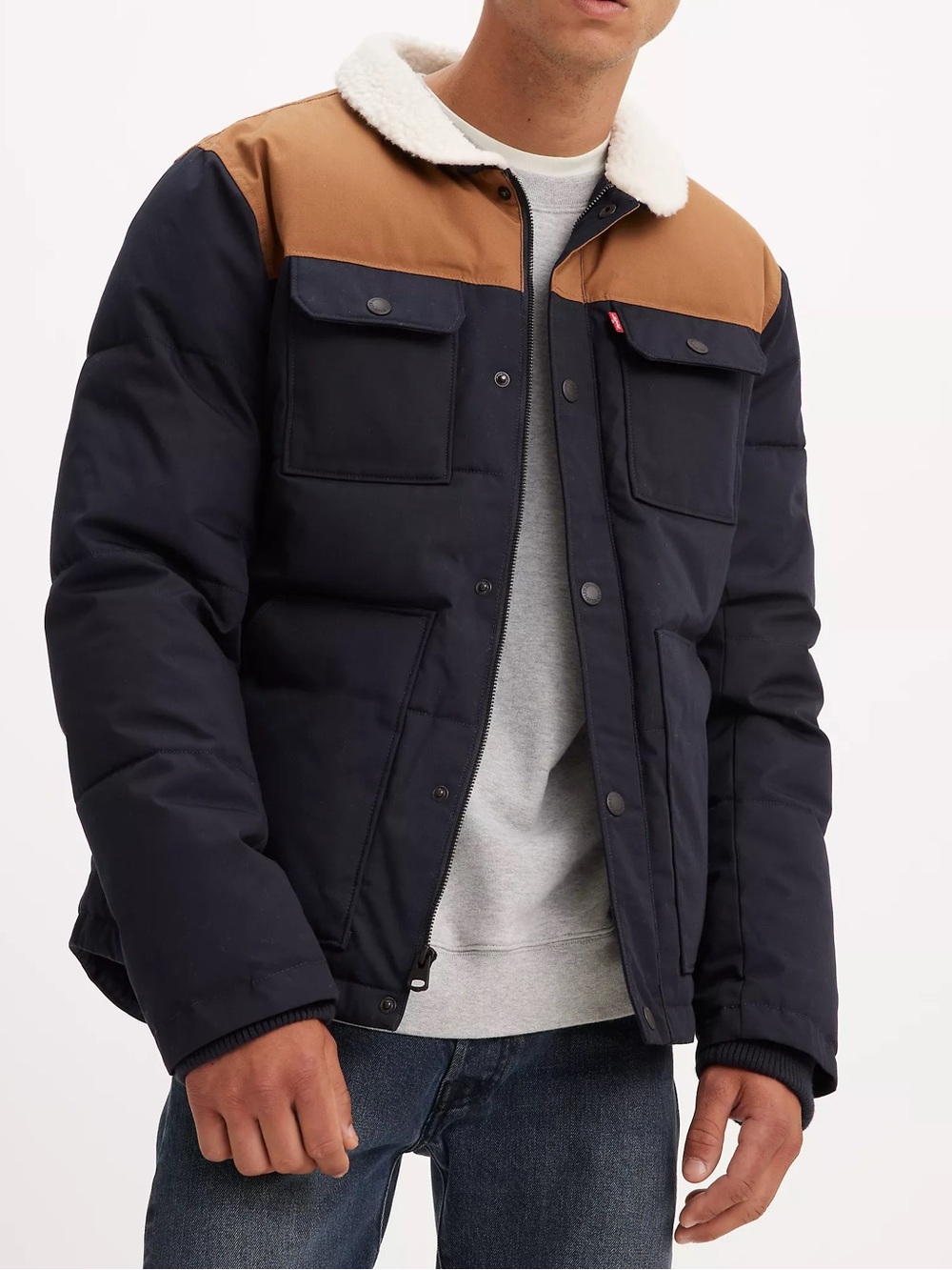 Levi's QUILTED WOODSMAN PUFFER JACKET Small